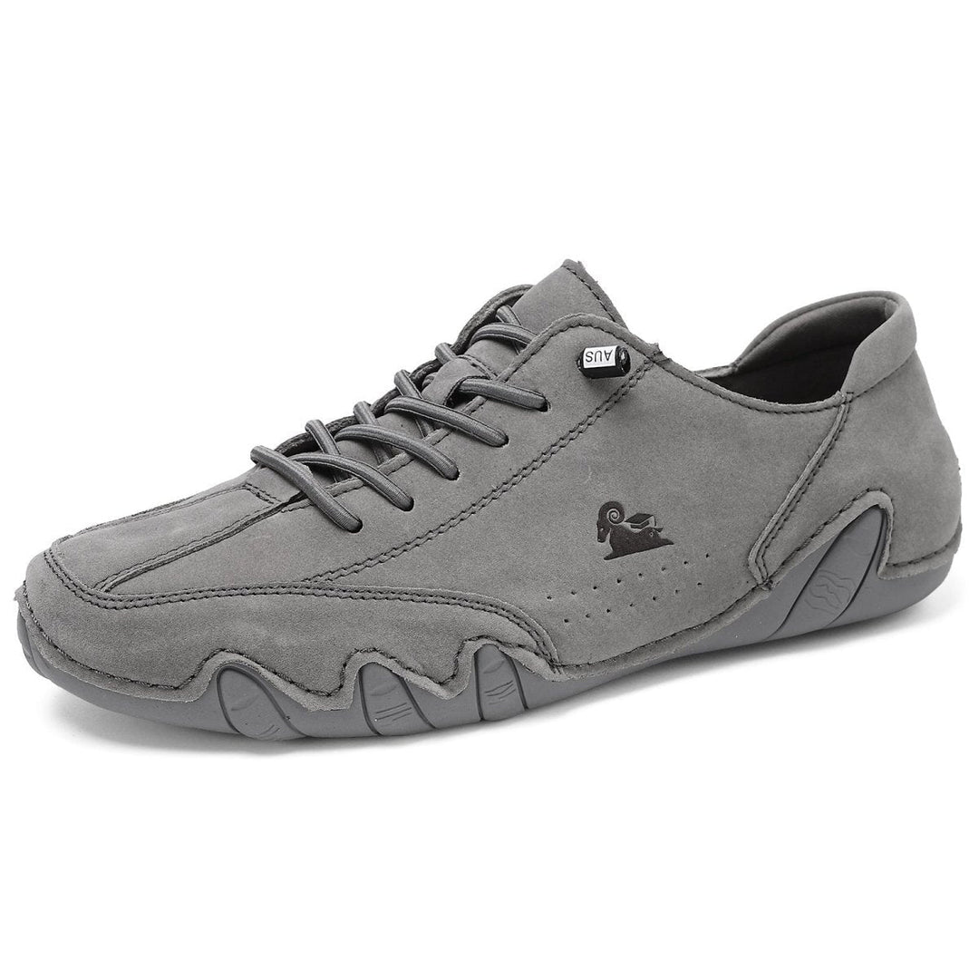Unisex Leather Barefoot Shoes – BareMotion-Gray-4-The Livary
