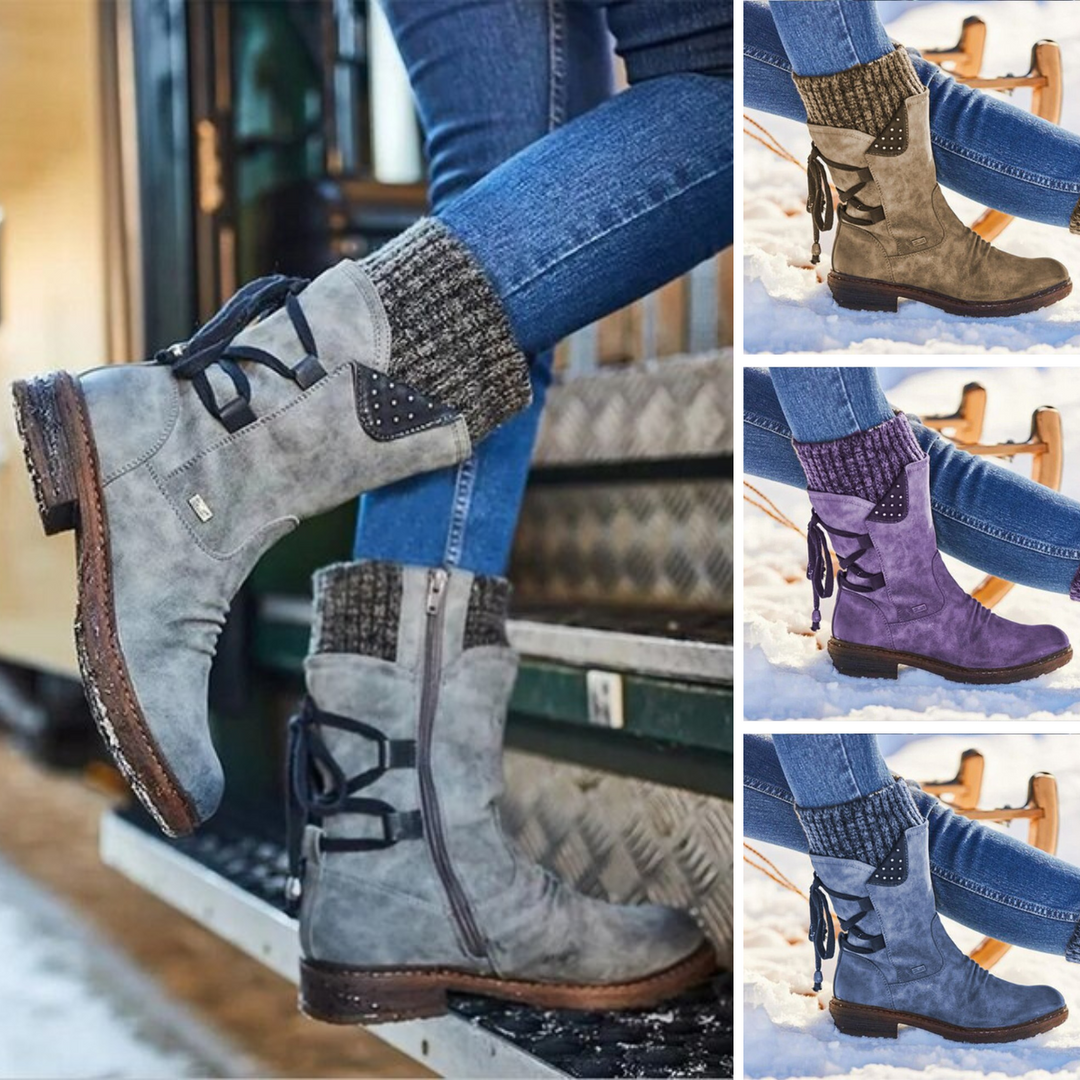 Trendy Ladies Winter Boots - Sienna-Brown-2.5-The Livary