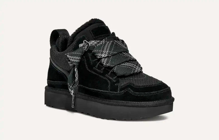 Comfortable Winter Suede Shoes - Amber-Black-4-The Livary
