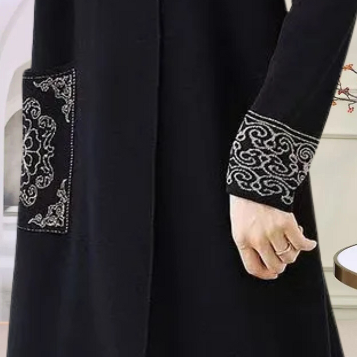 Warm Knitted Midi Dress - Vanya-XS-The Livary