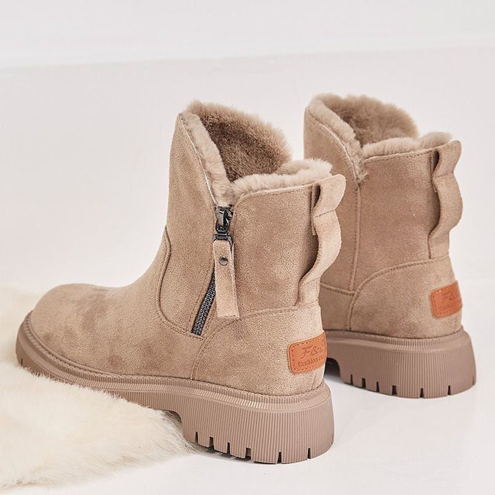 Warm and Comfortable for Winter - Lupine Boots-Apricot-2.5-The Livary