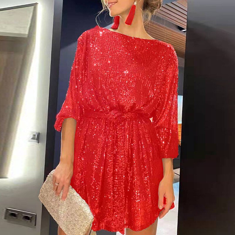Playful Party Dress with Loose Fit - Clara
