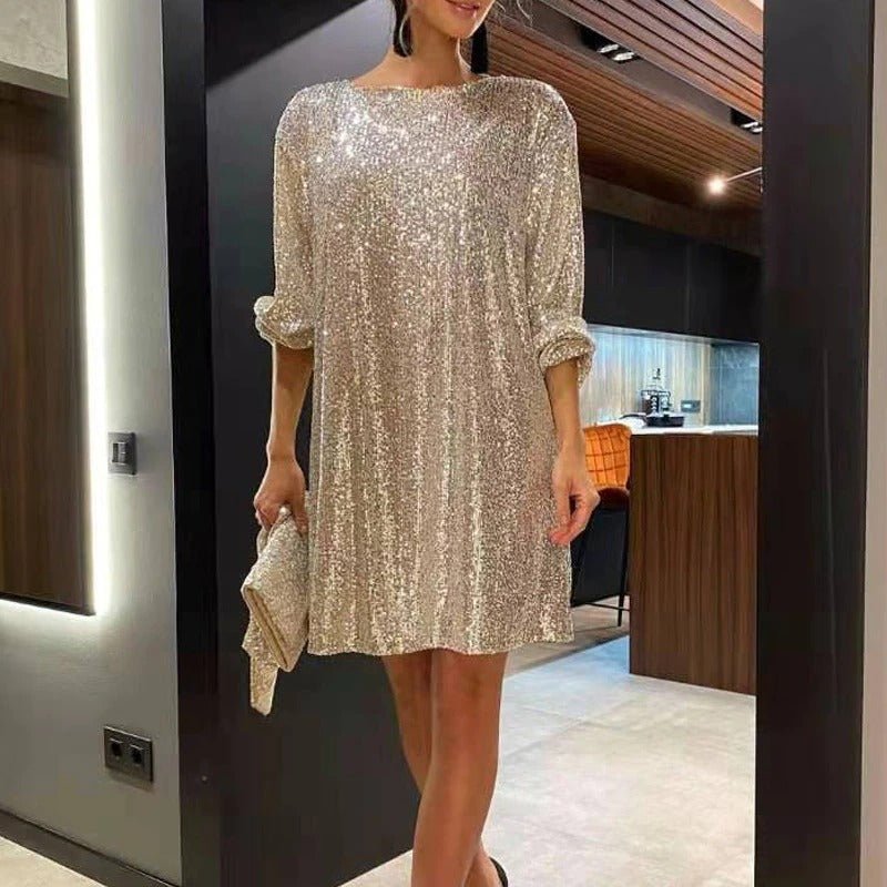 Playful Party Dress with Loose Fit - Clara