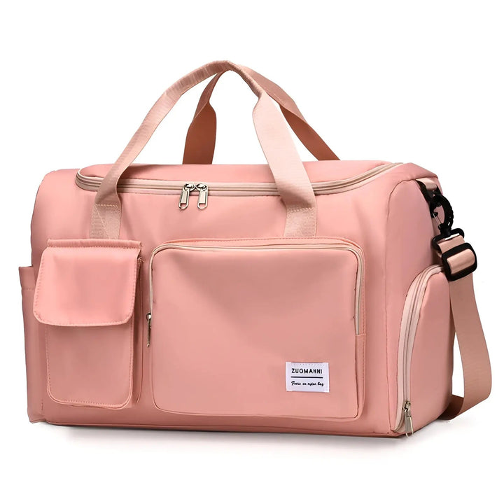 Large Waterproof Weekend Bag - VoyagePro-Pink-The Livary