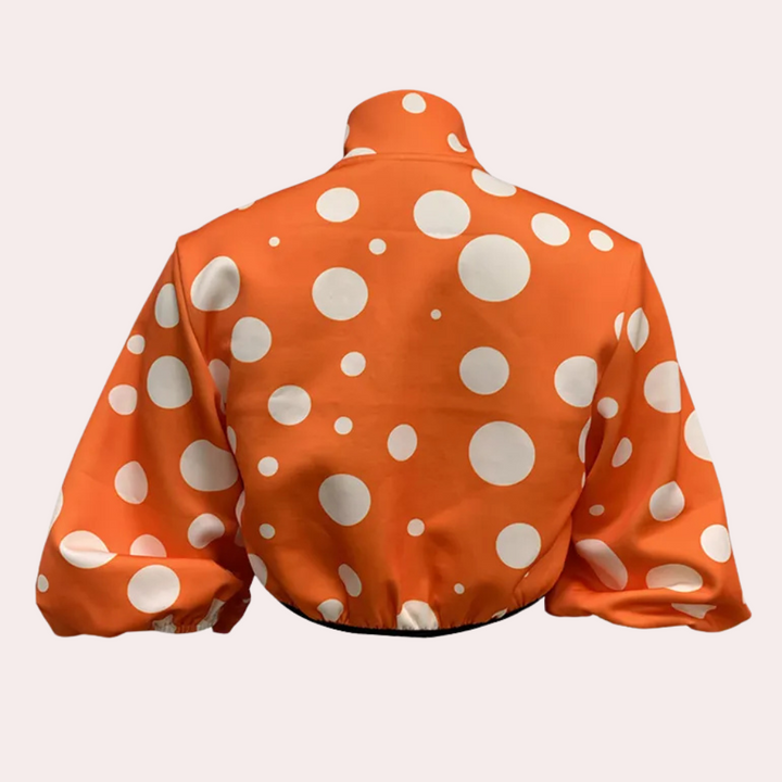 Modern Short Women's Coat - Vesper-Orange-XS-The Livary