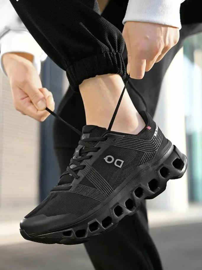 Breathable & Lightweight Men's Sneakers for Leisure & Sport – Milo-Stone grey-6-The Livary