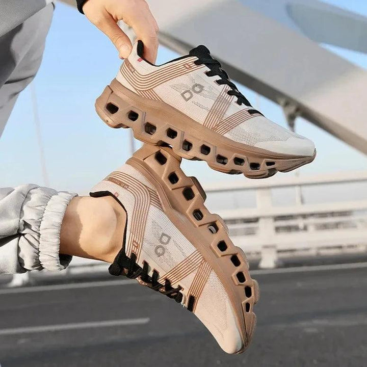 Breathable & Lightweight Men's Sneakers for Leisure & Sport – Milo-Stone grey-6-The Livary