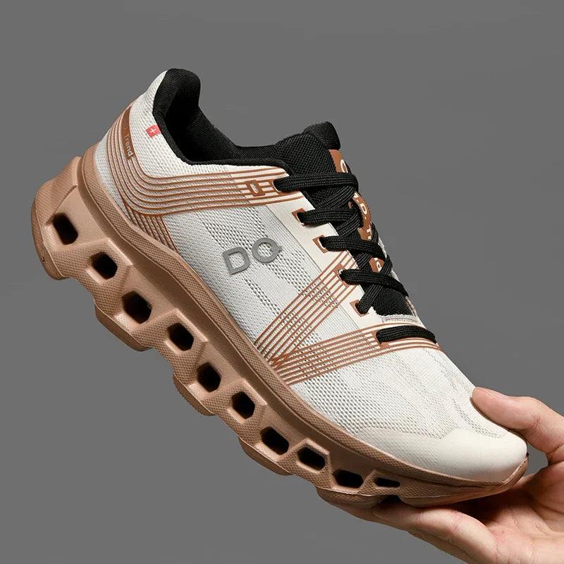 Breathable & Lightweight Men's Sneakers for Leisure & Sport – Milo-Khaki-6-The Livary