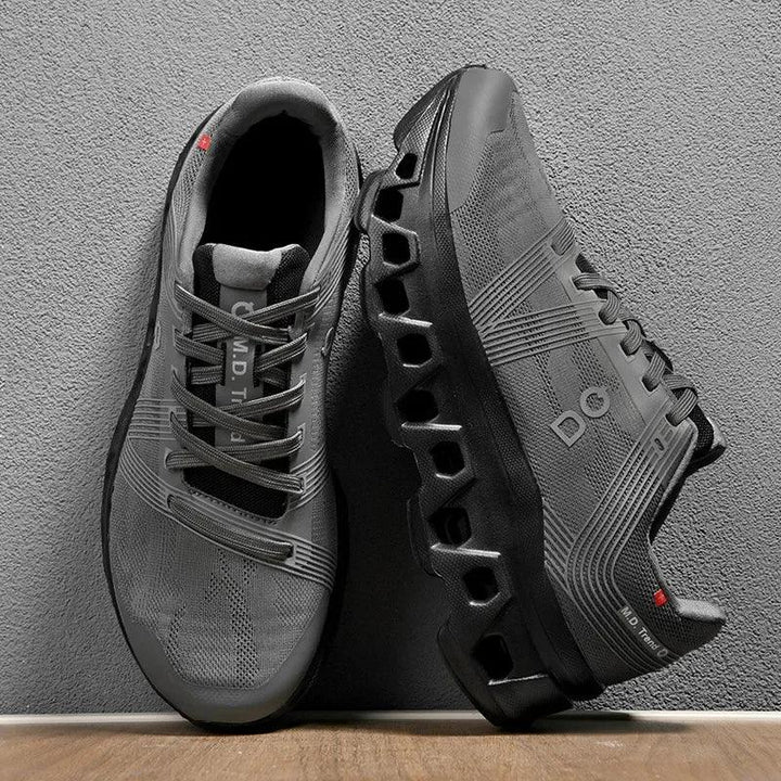 Breathable & Lightweight Men's Sneakers for Leisure & Sport – Milo-Stone grey-6-The Livary
