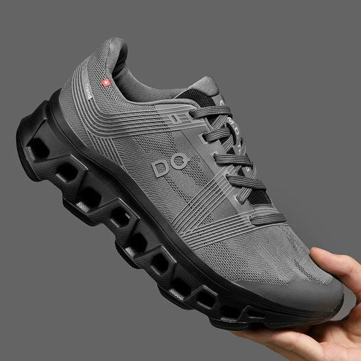 Breathable & Lightweight Men's Sneakers for Leisure & Sport – Milo-Dark grey-6-The Livary