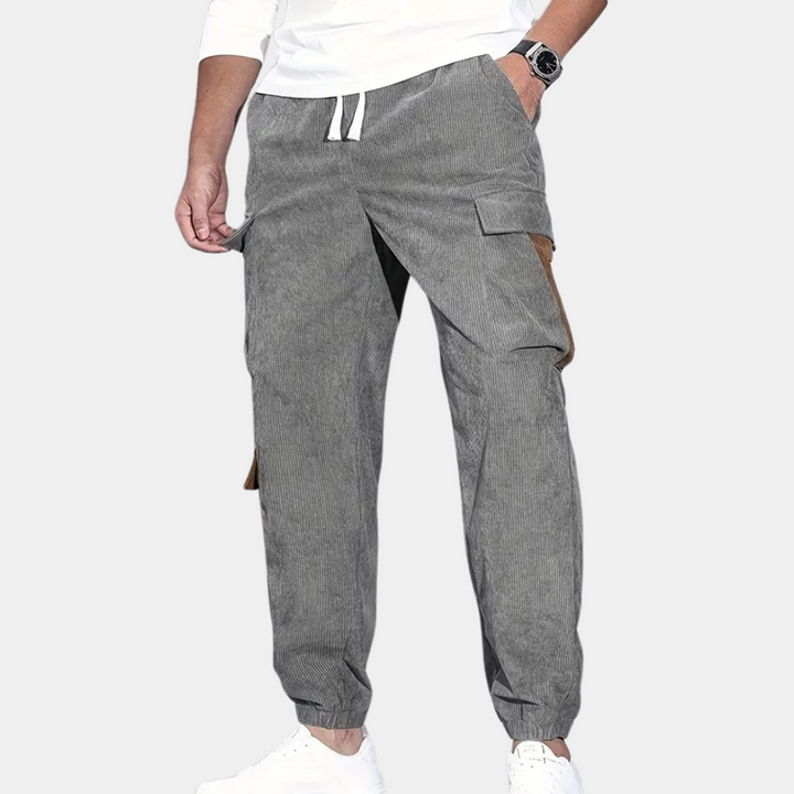 Casual Baggy Cargo Trousers for Men - Zane-Grey-XS-The Livary