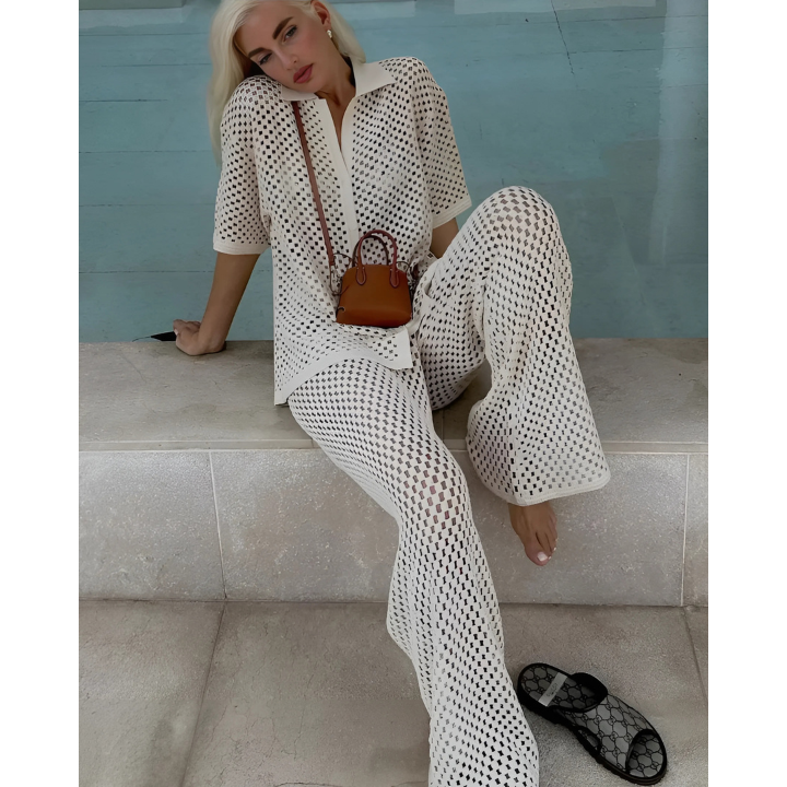 Boho Beach Set for Women – Salina-White-S-The Livary