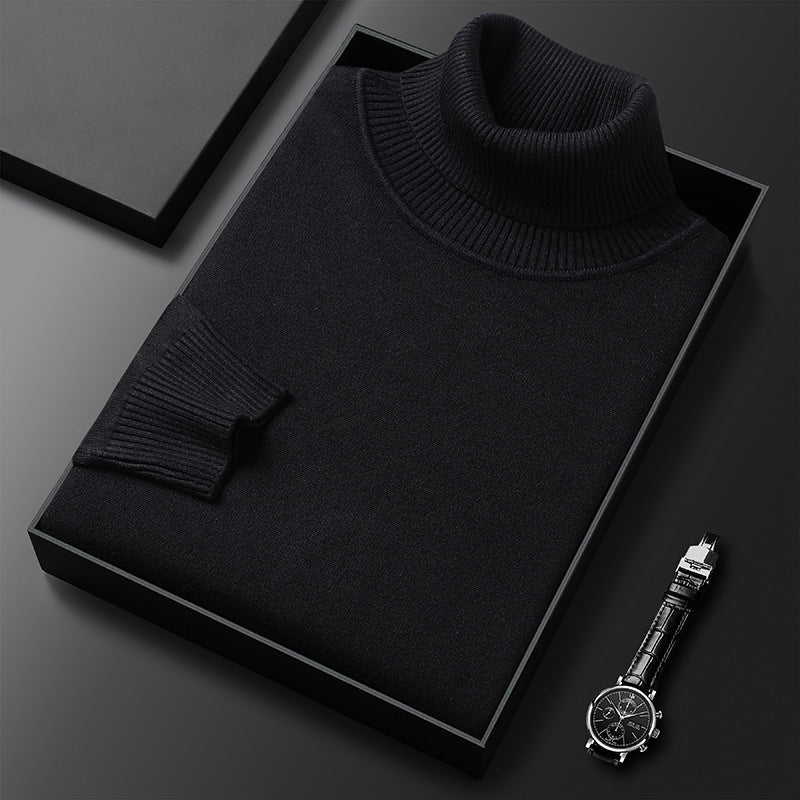 Cashmere Blend Turtleneck – Nordin-Black-XS-The Livary
