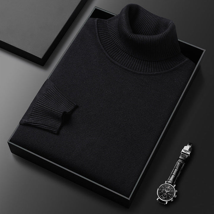 Cashmere Blend Turtleneck – Nordin-Black-XS-The Livary