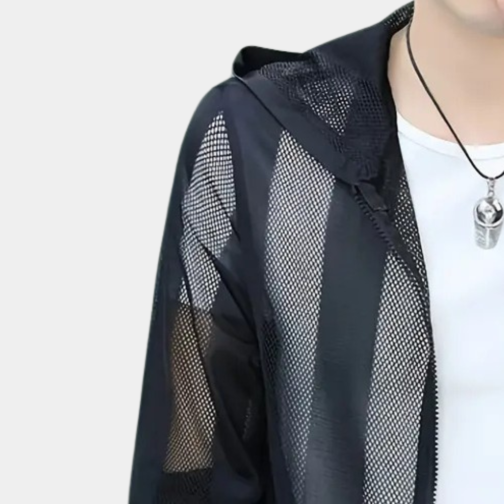 Lightweight Summer Jacket with Hood for Men - Vince-S-The Livary