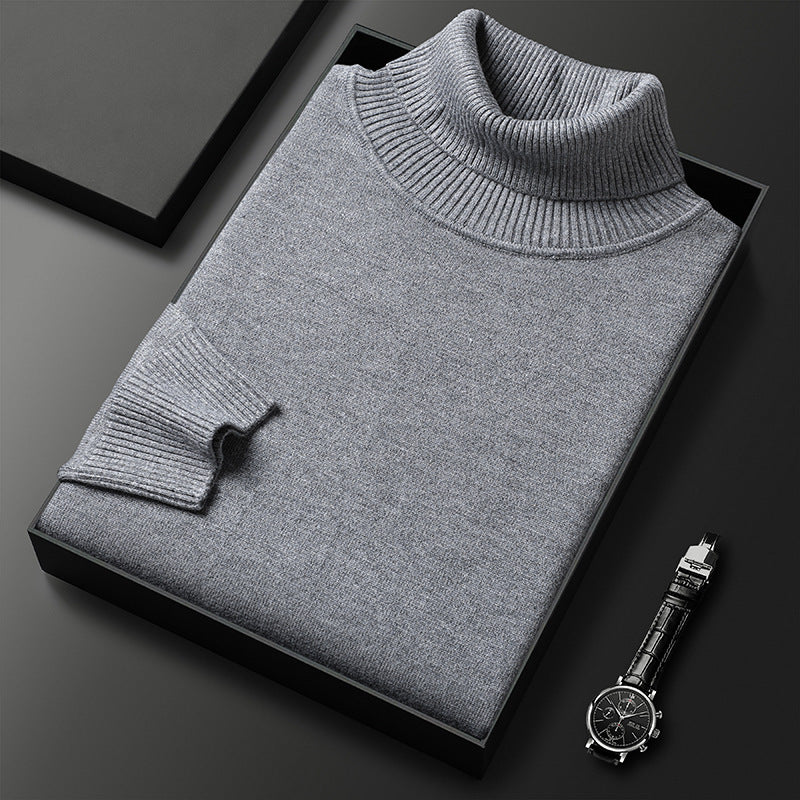 Cashmere Blend Turtleneck – Nordin-Dark grey-XS-The Livary