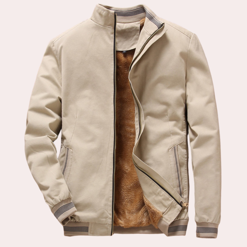 Modern Winter Jacket for Men - Arden-Beige-S-The Livary