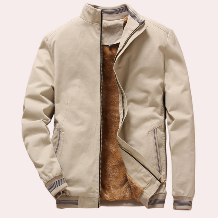 Modern Winter Jacket for Men - Arden-Beige-S-The Livary