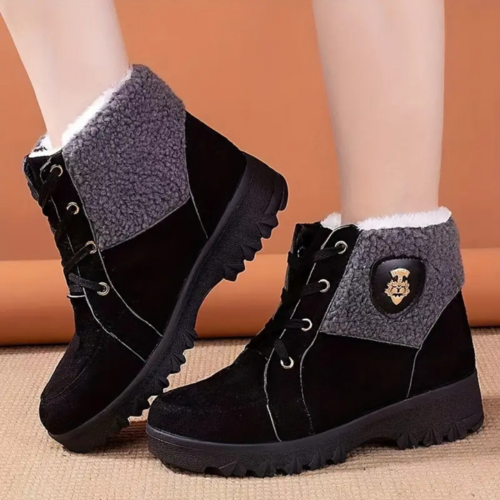Warm Lined Winter Boots for Women - Sienna-Black-2.5-The Livary
