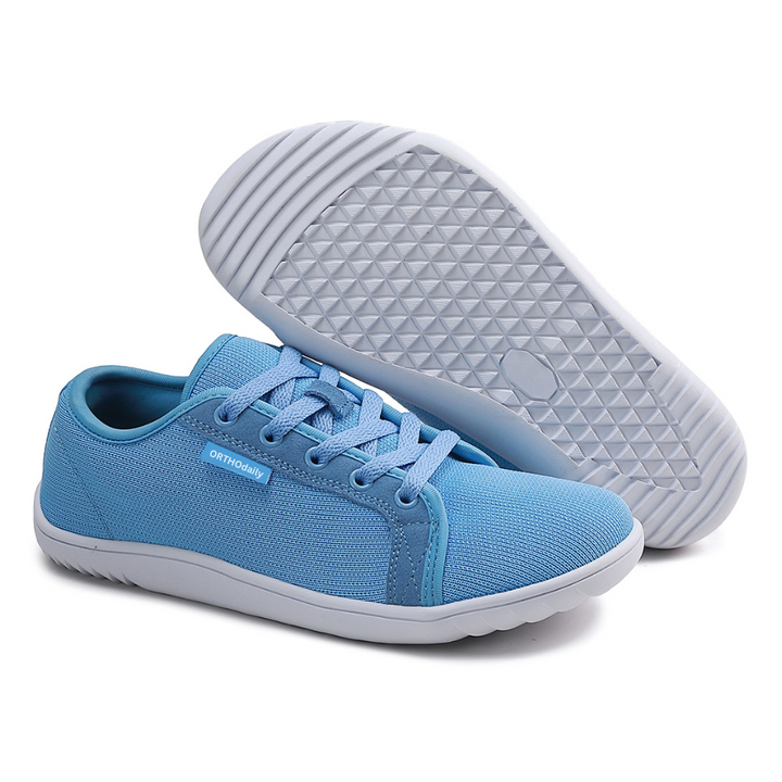 Wide Zero Drop Sneakers - StrideEase-Blue-3.5-The Livary