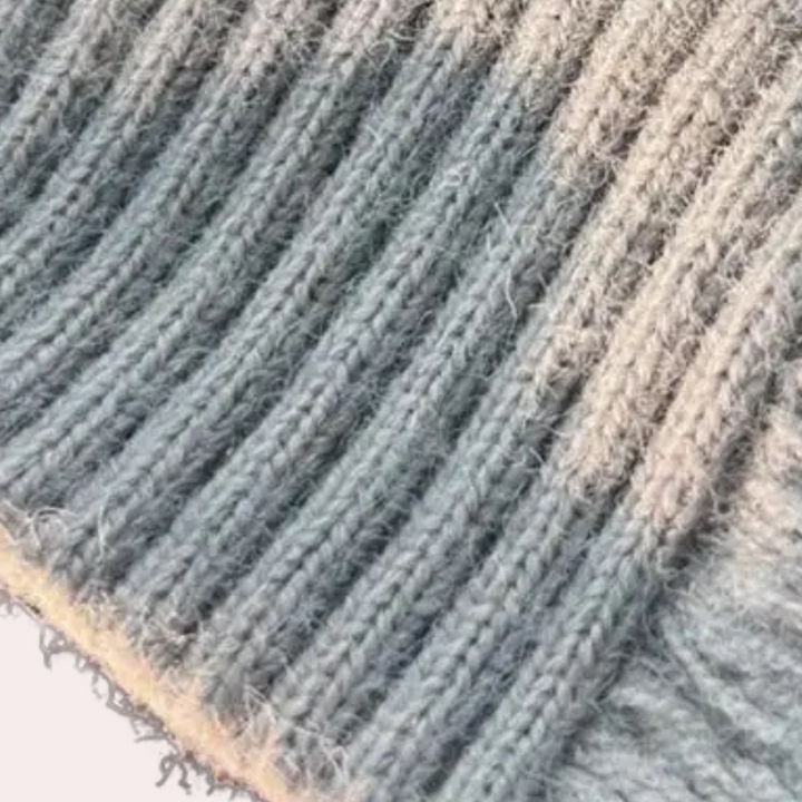 Trendy Grey Sweater with Unique Design for Men - Dario-S-The Livary