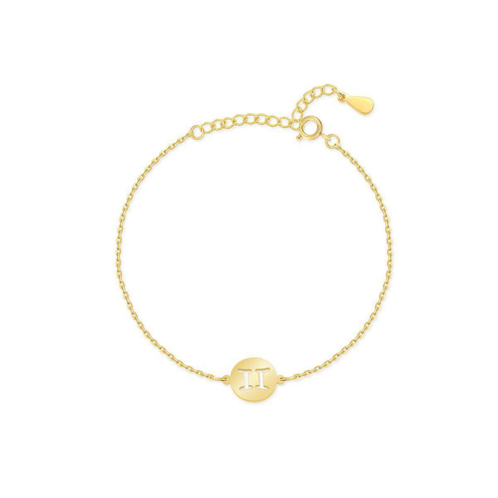 Stylish Zodiac Bracelet - Lyra-Gold-Gemini-The Livary
