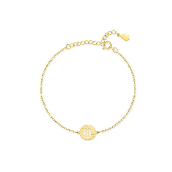 Stylish Zodiac Bracelet - Lyra-Gold-Scorpio-The Livary