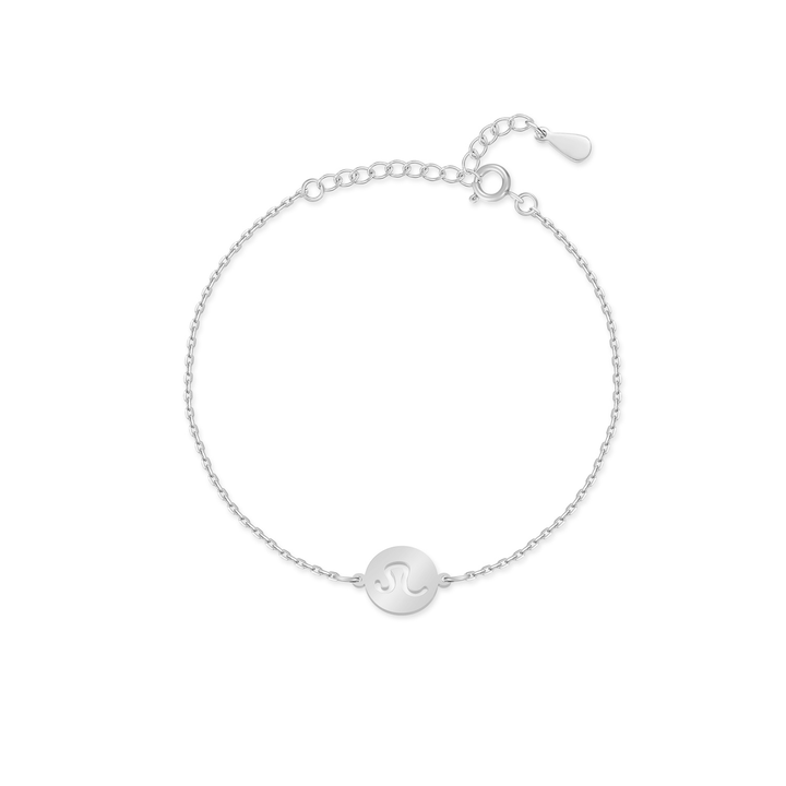 Stylish Zodiac Bracelet - Lyra-Silver-Leo-The Livary