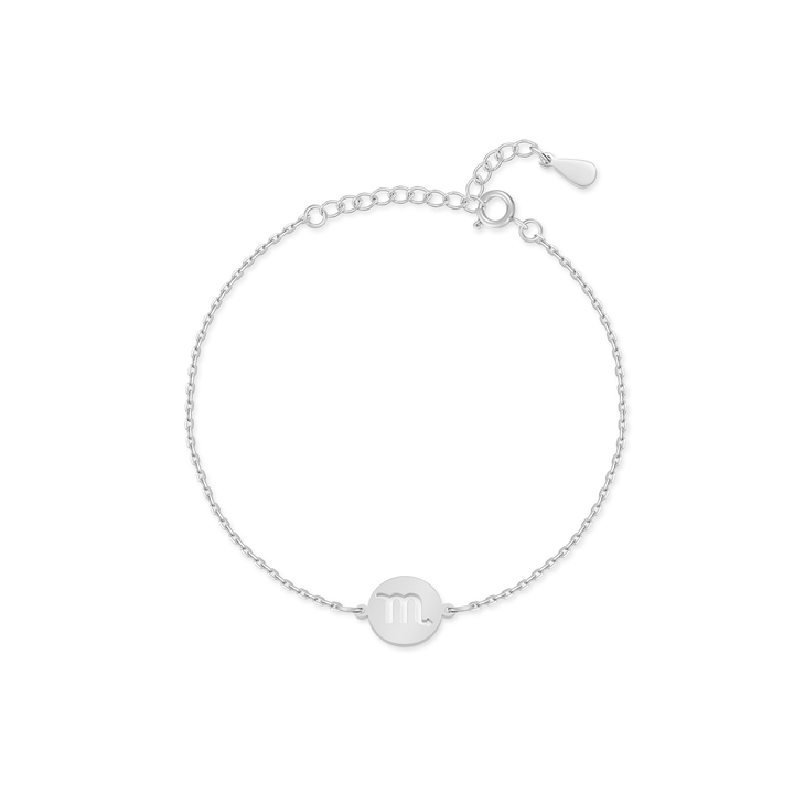 Stylish Zodiac Bracelet - Lyra-Silver-Scorpio-The Livary